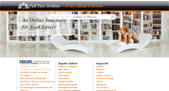 Desktop Screenshot of fulltextarchive.com